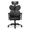 Terminator Elite Silla para videojuegos de PC Asiento acolchado Negro  Plata