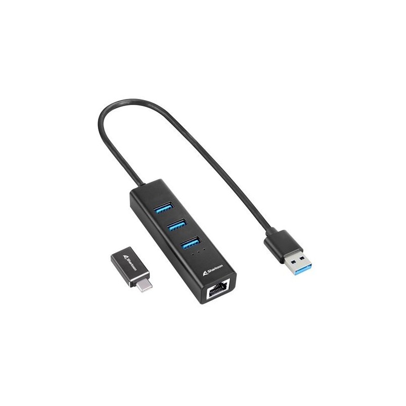 4044951037575 base para portátil y replicador de puertos Inalámbrico USB 3.2 Gen 1 (3.1 Gen 1) Type-C Negro
