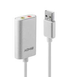 42926 convertidor de audio Plata  Blanco