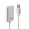 42926 convertidor de audio Plata  Blanco