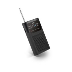Radio ICY MAX Portátil Analógica Negro