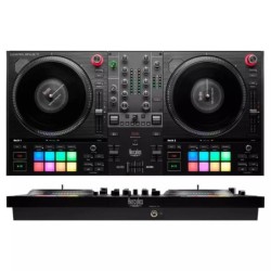 INPULSE T7 Controladora con opción de realizar scratch utilizando discos de vinilo Negro