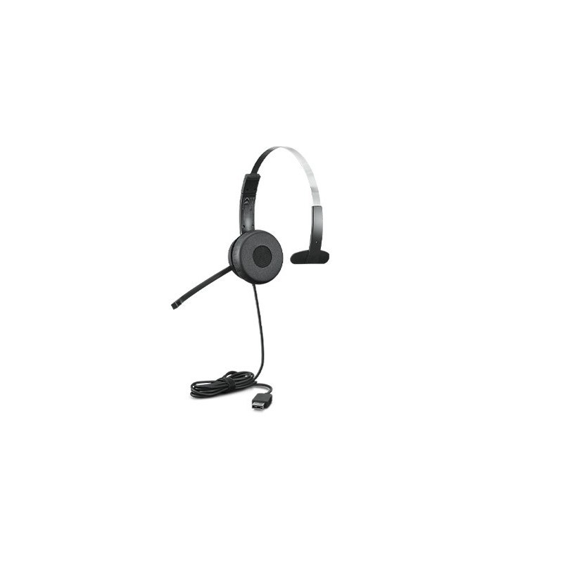 100 Mono Auriculares Alámbrico Diadema Oficina/Centro de llamadas USB tipo A Negro