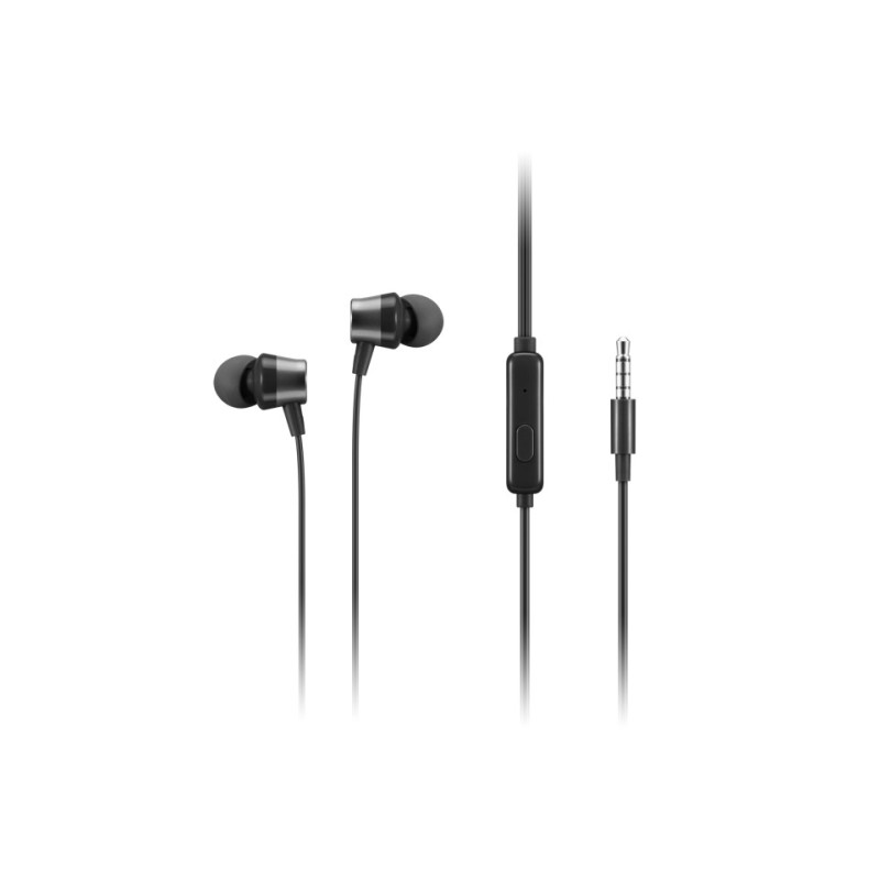 4XD1J77352 auricular y casco Auriculares Alámbrico Dentro de oído Oficina/Centro de llamadas Negro