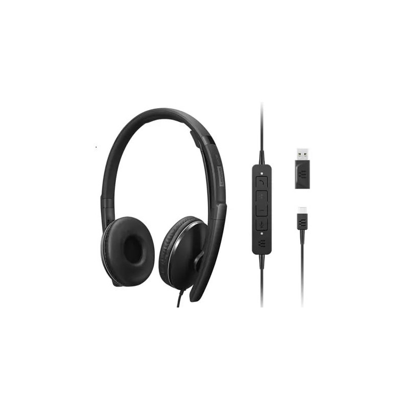 4XD1M39029 auricular y casco Auriculares Alámbrico Diadema USB Tipo C Negro