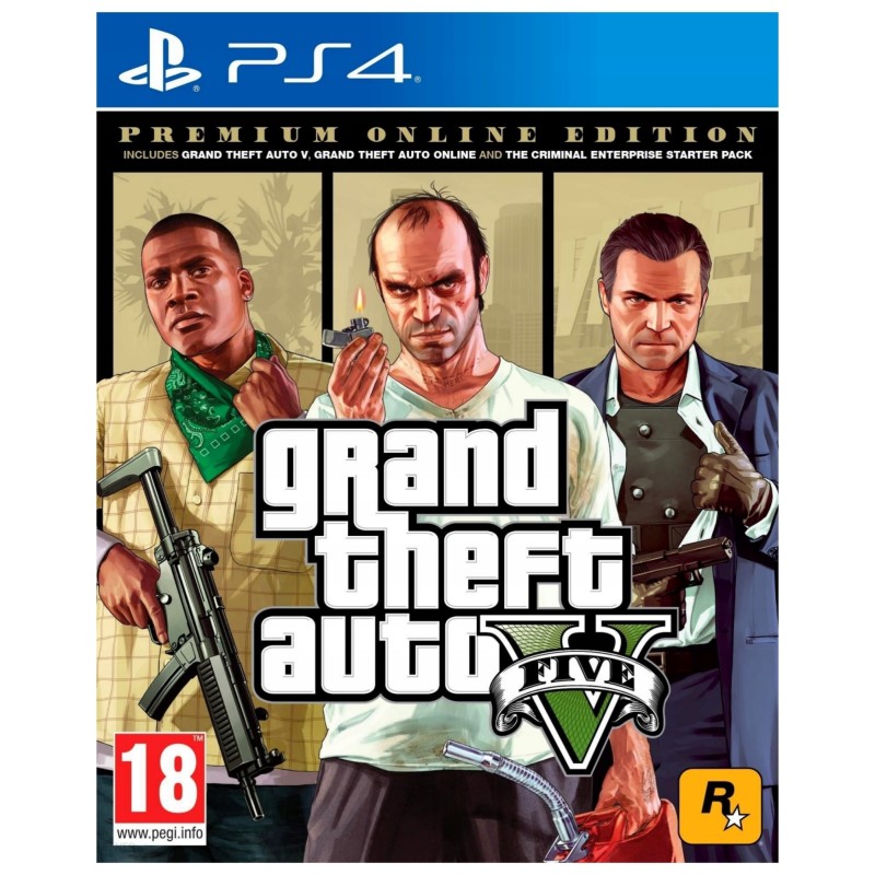 Grand Theft Auto V: Premium Edition Alemán  Inglés  Español  Francés  Italiano  Polaco  Portugués  Ruso PlayStation 4
