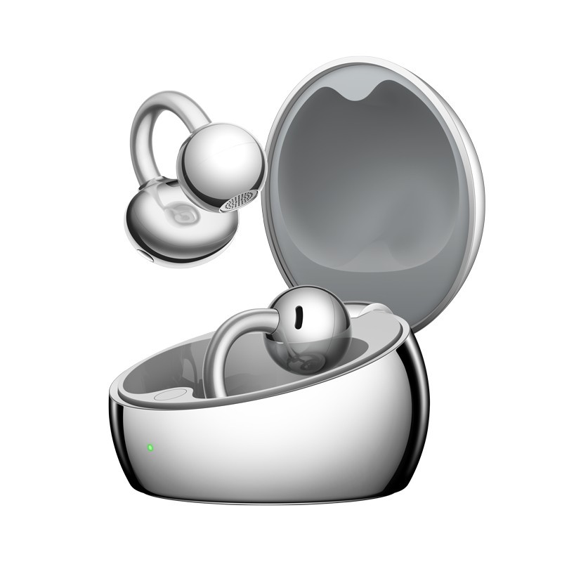 FreeClip 2 S Auriculares Inalámbrico De oreja abierta Llamadas/Música Bluetooth Plata