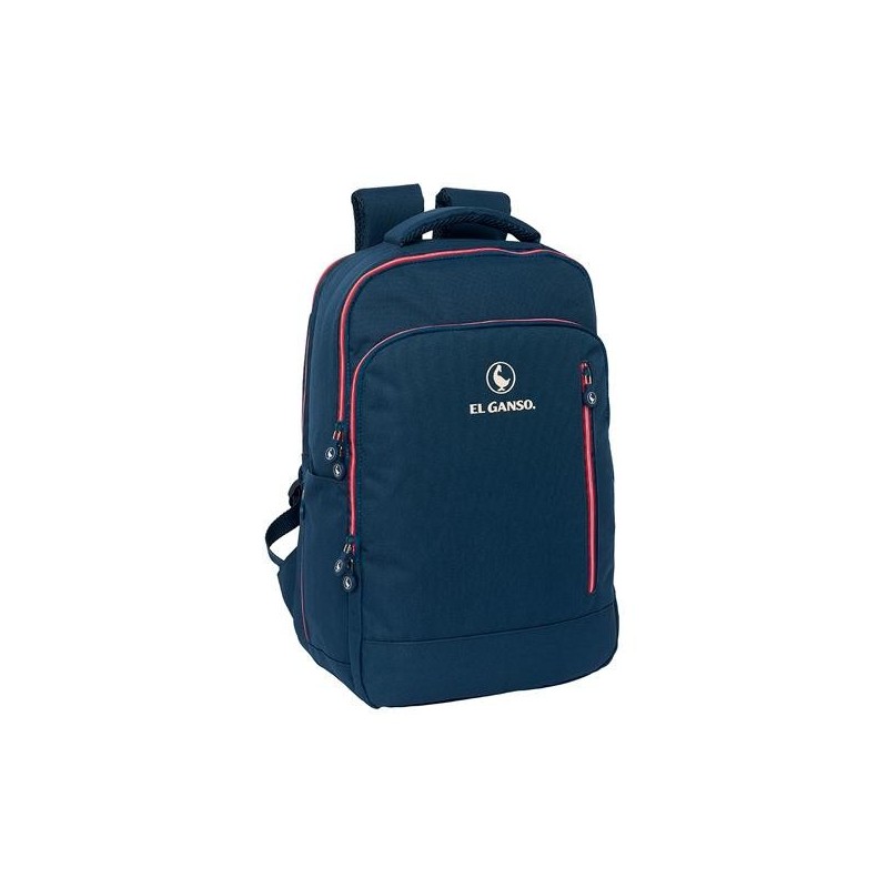 SAFTA MOCHILA PORTÁTIL 15 6 + TABLET + USB EL GANSO CLASSIC 19 15L AZUL