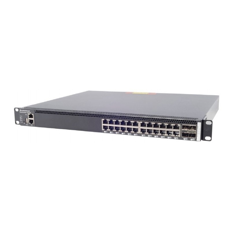 RackSwitch G7028 Gestionado L2 Gigabit Ethernet (10/100/1000) 1U Negro