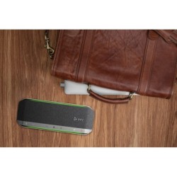 Altavoz manos libres USB-A y USB-C con certificación para Microsoft Teams Poly Sync 40+ y adaptador USB-A BT700