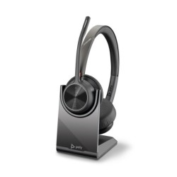 Auriculares Poly Voyager 4320 USB-C + adaptador BT700 + soporte de carga
