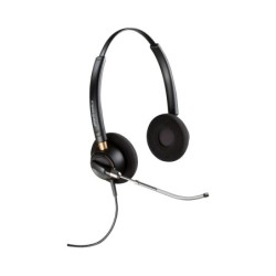 Auriculares binaurales Poly EncorePro 520V con tubo de voz y desconexión rápida