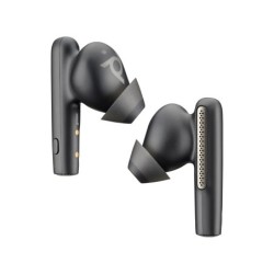 Intrauriculares Poly Voyager Free 60 UC M color Negro Carbono +Adaptador USB-C BT700 +Estuche de carga básico