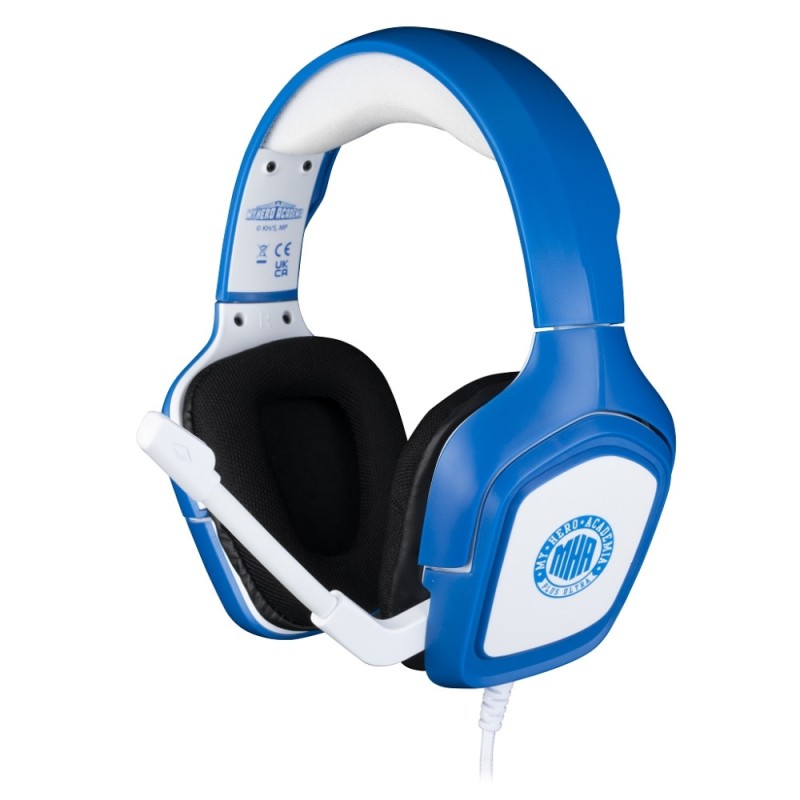 My Hero Academia 80761117846 auricular y casco Auriculares Alámbrico Diadema Juego Azul  Blanco
