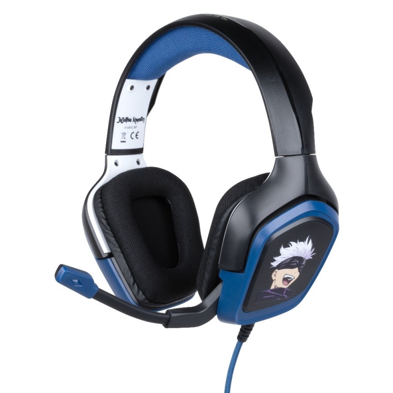 KX JUJUTSU GAMING HEADSET Auriculares Alámbrico Diadema Juego Negro  Azul