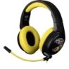 PacMan Auriculares Alámbrico Diadema Juego USB tipo A Negro  Amarillo