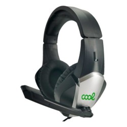 8434847045801 auricular y casco Auriculares Alámbrico Diadema Juego Negro  Plata