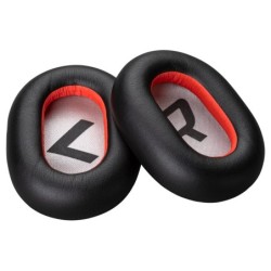 Almohadillas para auriculares de cuero sintético negro Poly Voyager 8200 (2 unidades)