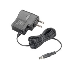 Fuente de alimentación de CA universal Poly Savi Office con enchufe recto -9 V 500 mA