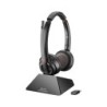 Auriculares Poly Savi 8220 UC con certificación Microsoft Teams DECT 1880-1900 MHz USB-A
