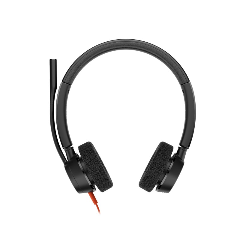 Auriculares estéreo Poly Blackwire 3320 USB-C + Adaptador USB-C/A