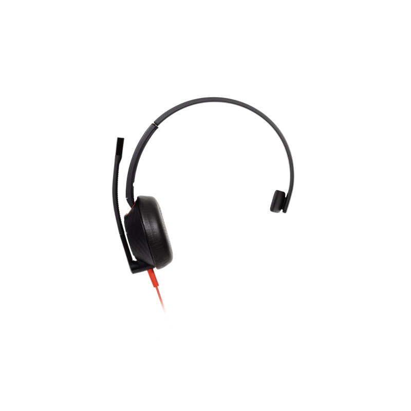 Auriculares Poly Blackwire 5210 monaural USB-C + conector de 3 5 mm + adaptador USB-C/A