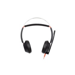 Auriculares estéreo Poly Blackwire 5220 USB-C + Conector de 3 5 mm + Adaptador USB-C/A