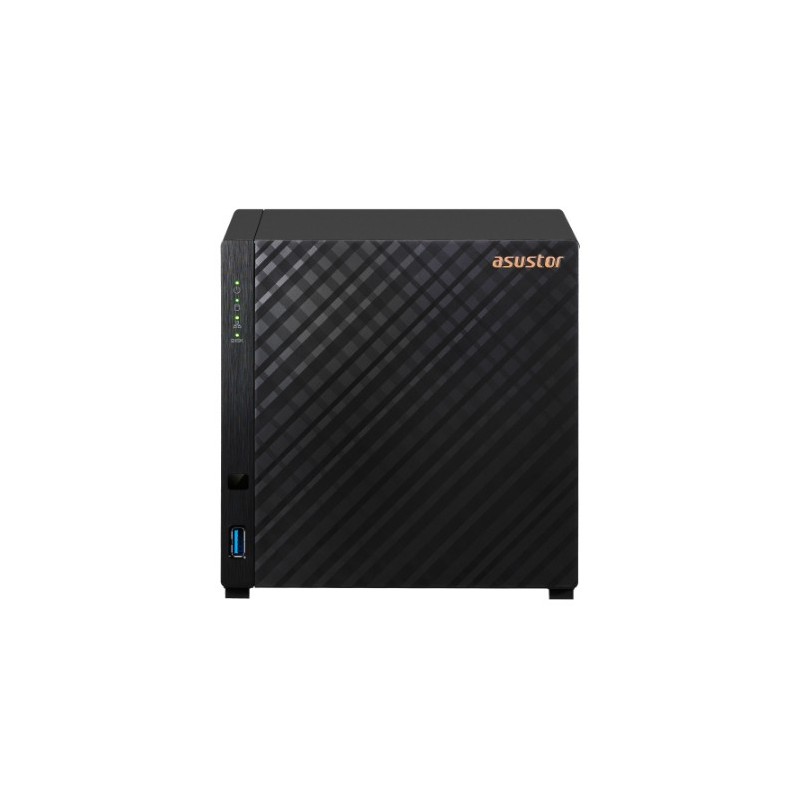 AS1204T NAS Torre Realtek RTD1619B 1 GB DDR4 0 TB ADM Negro