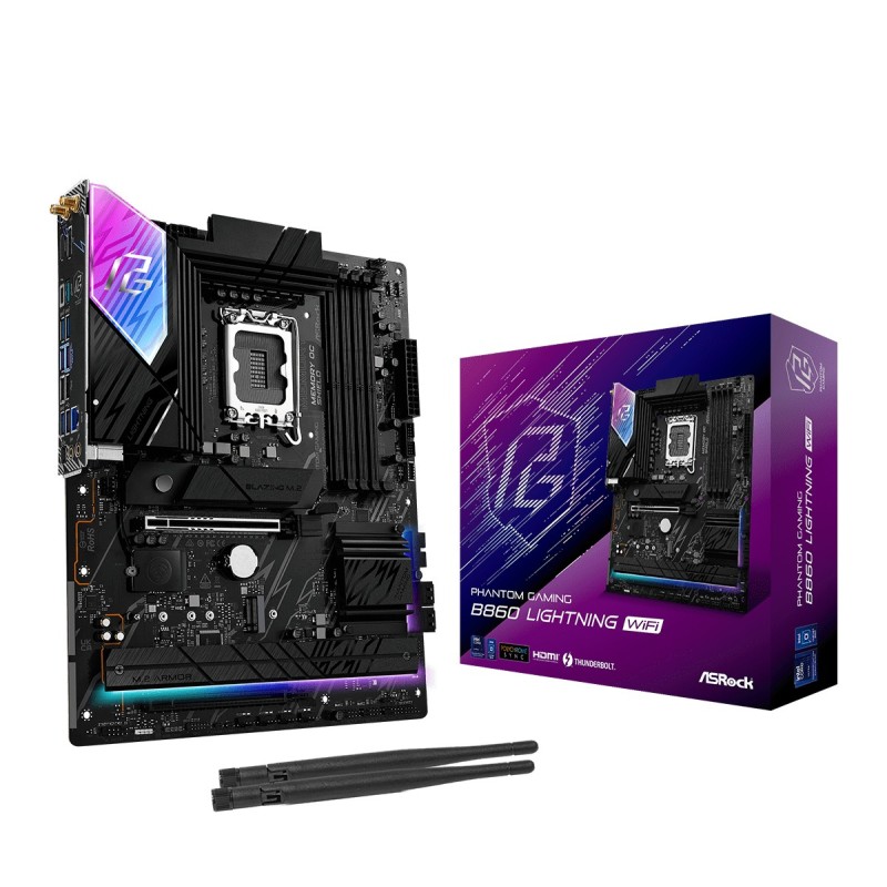 B860 Lightning WiFi Intel B860 LGA 1851 (Socket V1) ATX