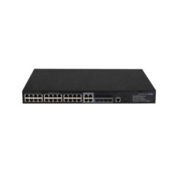 H3C S5130S-28S-PWR-EI L2 Ethernet Switch with 24*10/100/1000BASE-T PoE+ Ports(AC 185W) and 4*1G/10G BASE-X SFP Plus Ports (AC