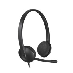 H340 USB Auriculares Alámbrico Diadema Oficina/Centro de llamadas USB tipo A Negro