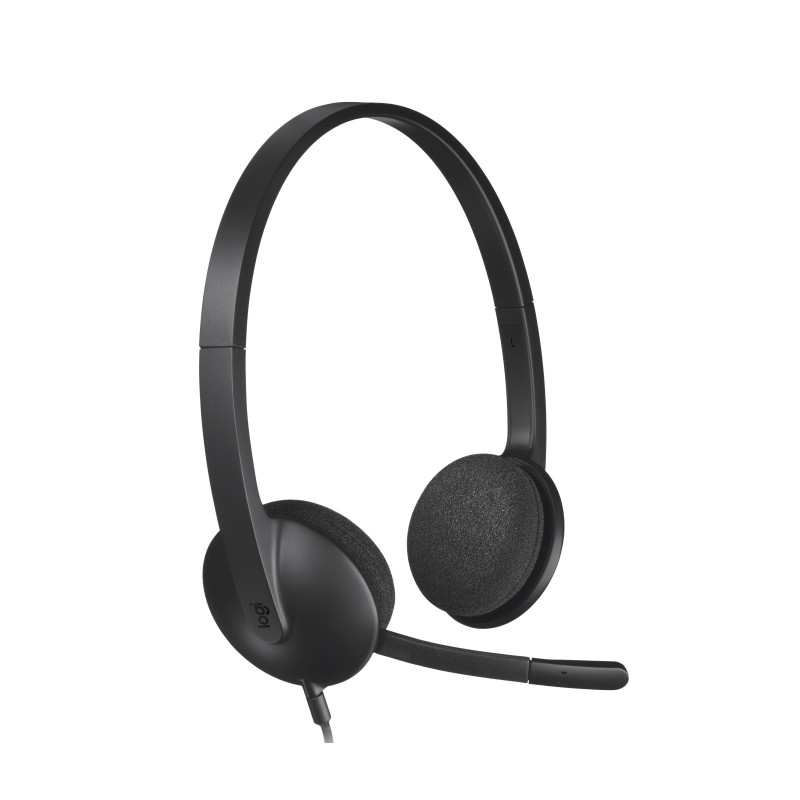 H340 USB Auriculares Alámbrico Diadema Oficina/Centro de llamadas USB tipo A Negro