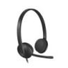 H340 USB Auriculares Alámbrico Diadema Oficina/Centro de llamadas USB tipo A Negro