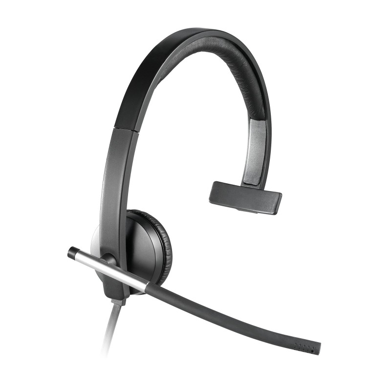 H650E Auriculares Alámbrico Diadema Oficina/Centro de llamadas USB tipo A Negro  Plata