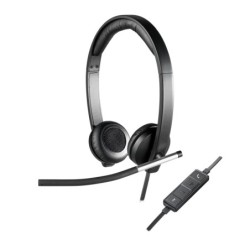 H650E Auriculares Alámbrico Diadema Oficina/Centro de llamadas USB tipo A Negro  Plata