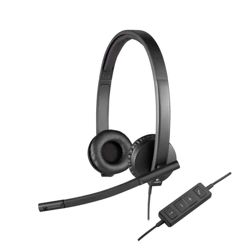 H570E Auriculares Alámbrico Diadema Oficina/Centro de llamadas USB tipo A Negro