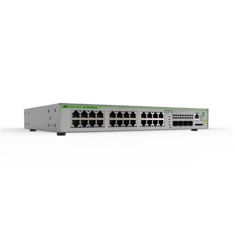AT-GS970M/18PS-50 Gestionado L3 Gigabit Ethernet (10/100/1000) 1U Gris