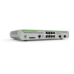 AT-GS970M/10-50 Gestionado L3 Gigabit Ethernet (10/100/1000) Energía sobre Ethernet (PoE) 1U Negro  Gris