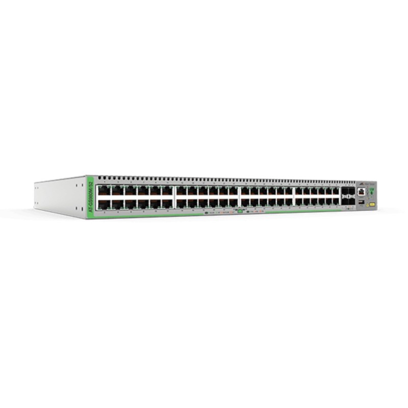 AT-GS980M/52-50 Gestionado Gigabit Ethernet (10/100/1000) Gris