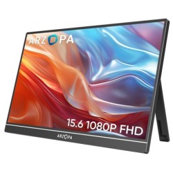 A1 pantalla para PC 39 6 cm (15.6") 1920 x 1080 Pixeles Full HD LCD Gris
