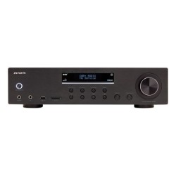 AMR-200DAB/BK amplificador de audio 2.0 canales Hogar Negro