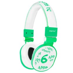 APPDJGLG auricular y casco Auriculares Alámbrico Música Verde  Blanco