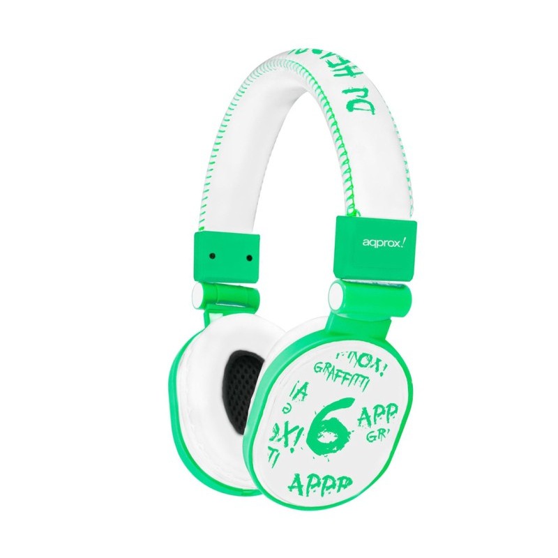 APPDJGLG auricular y casco Auriculares Alámbrico Música Verde  Blanco