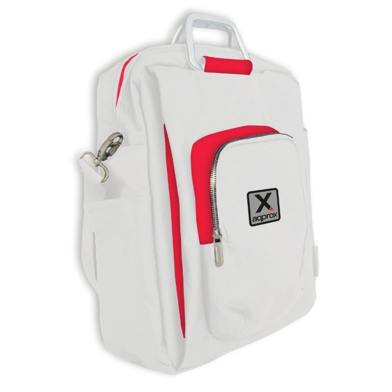 appNBST15x maletines para portátil 39 6 cm (15.6") Mochila bandolera Rojo  Blanco
