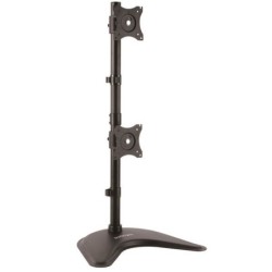 Soporte Vertical para 2 Monitores de Montaje VESA - Base Ajustable VESA para 2 Pantallas 27" o 34" Ultrawide (10Kg)