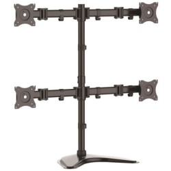 Base de Soporte Ajustable VESA para 4 Monitores de hasta 27" (8Kg)