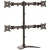 Base de Soporte Ajustable VESA para 4 Monitores de hasta 27" (8Kg)