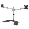Soporte VESA de Escritorio para Dos Monitores - Soporte Ergonómico para Pantallas hasta 32" (8Kg) con Montaje VESA - Soporte 