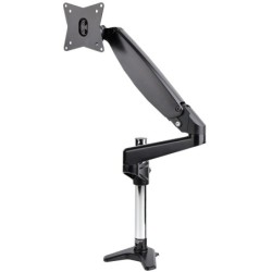 Brazo de Soporte de Escritorio para Un Monitor VESA de hasta 32" o Ultraancho de 49" (8kg) - Base para 1 Monitor de Movimient