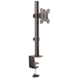 Soporte de Escritorio para Monitor hasta 34" (8kg) con Montaje VESA - con Mástil de Servicio Pesado - Ergonómico y Altura Aju